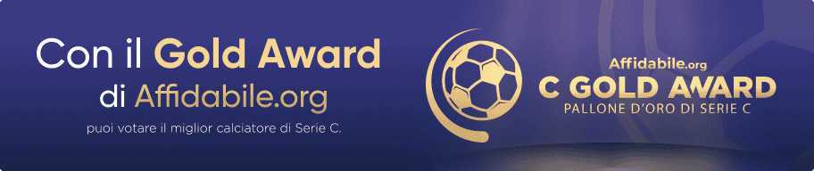 Sondaggio Affidabile.org C Gold Award - Vota con noi il Pallone d'oro di Serie C
